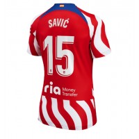 Atletico Madrid Stefan Savic #15 Fotballklær Hjemmedrakt Dame 2022-23 Kortermet